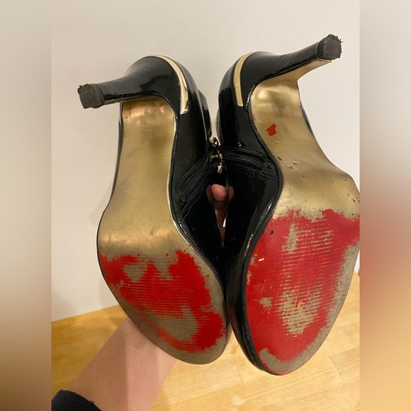 Stiletto Bootie Heels - Black - size 39 - Picture 7 of 7